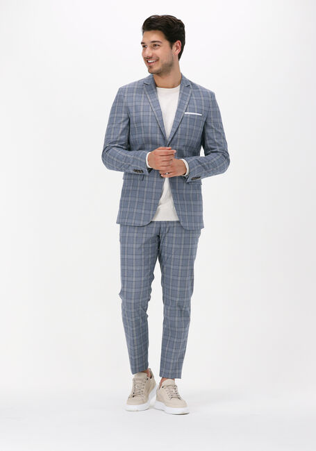 Hellblau SELECTED MEN Sakkos SLHLIM-TIMELOGAN BLU SND CHK BLZ - large