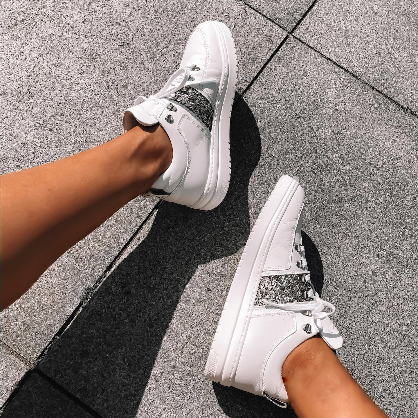 Wei&szlig;e NUBIKK Sneaker Low YEYE MAZE WOMEN - large