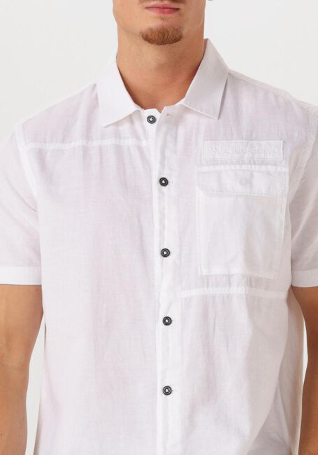 Weiße PME LEGEND Casual-Oberhemd CTN/LINEN CARGO FREEDOM - large