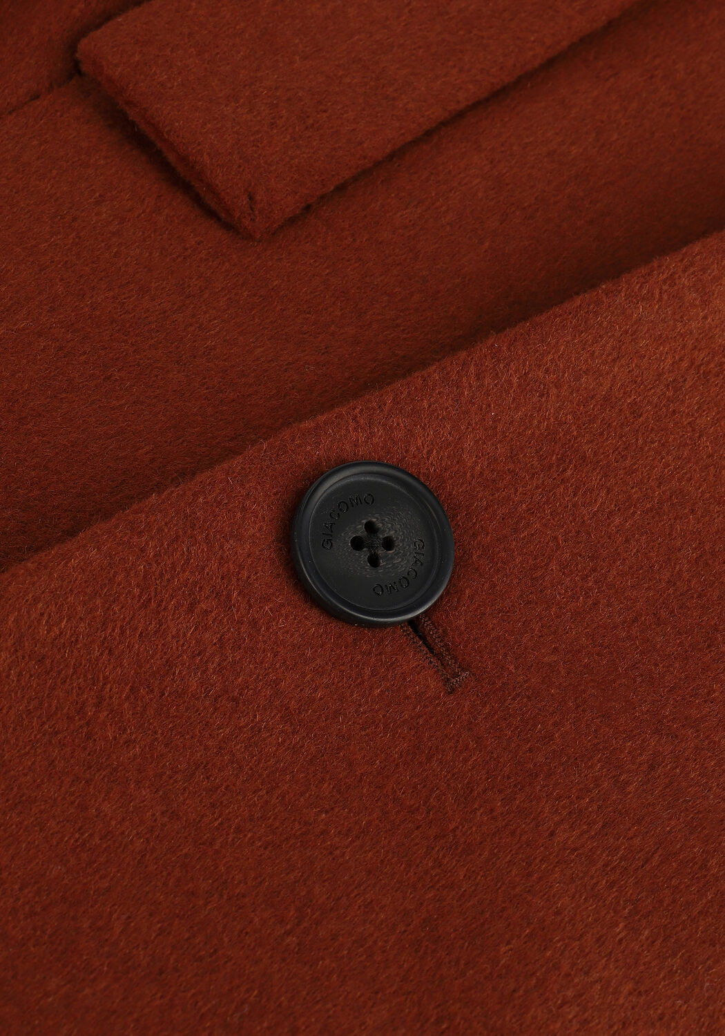 Braune GIACOMO THE JACKET M&auml;ntel 18 WOOL BLEND - large