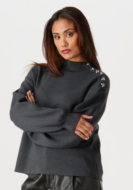 Dunkelgrau Y.A.S. Pullover YASHAMA LS PEARL KNIT PULLOVER - large