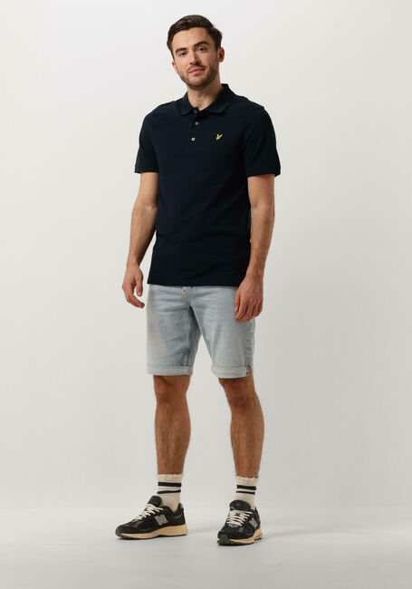 Dunkelblau LYLE & SCOTT Polo-Shirt PLAIN POLO SHIRT - large