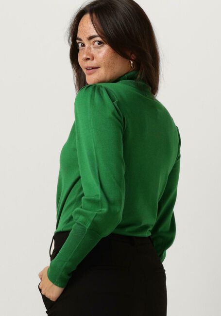 Grüne NOTRE-V Rollkragenpullover BASIC KNIT BLOUSE - large