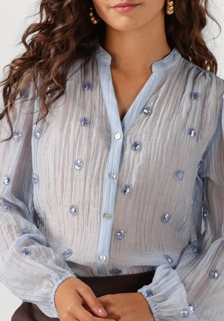 Weiße NUKUS Blusen ROSAN BLOUSE EMBROIDERY - large