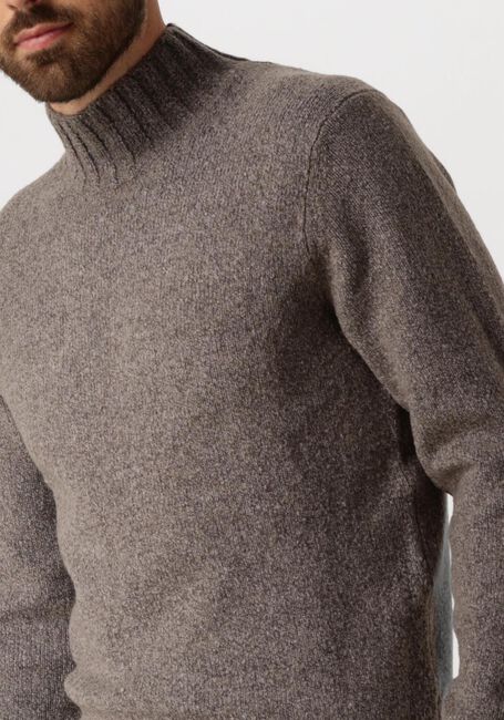 Braune PROFUOMO Rollkragenpullover PULLOVER MOCK NECK - large