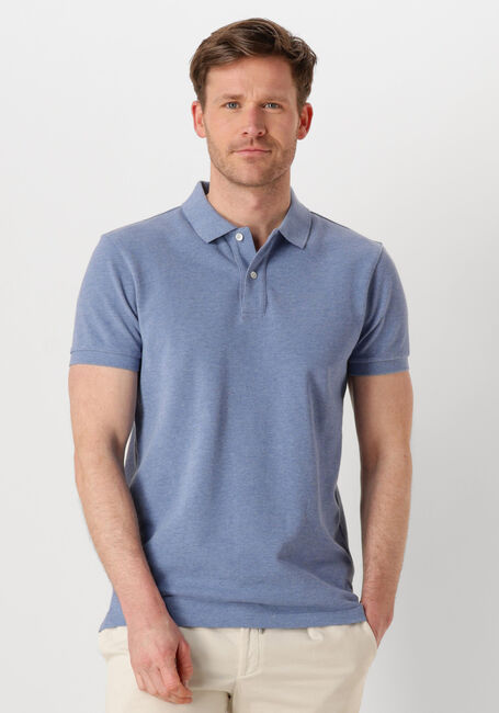 Blaue PROFUOMO Polo-Shirt POLO SHORT SLEEVE - large