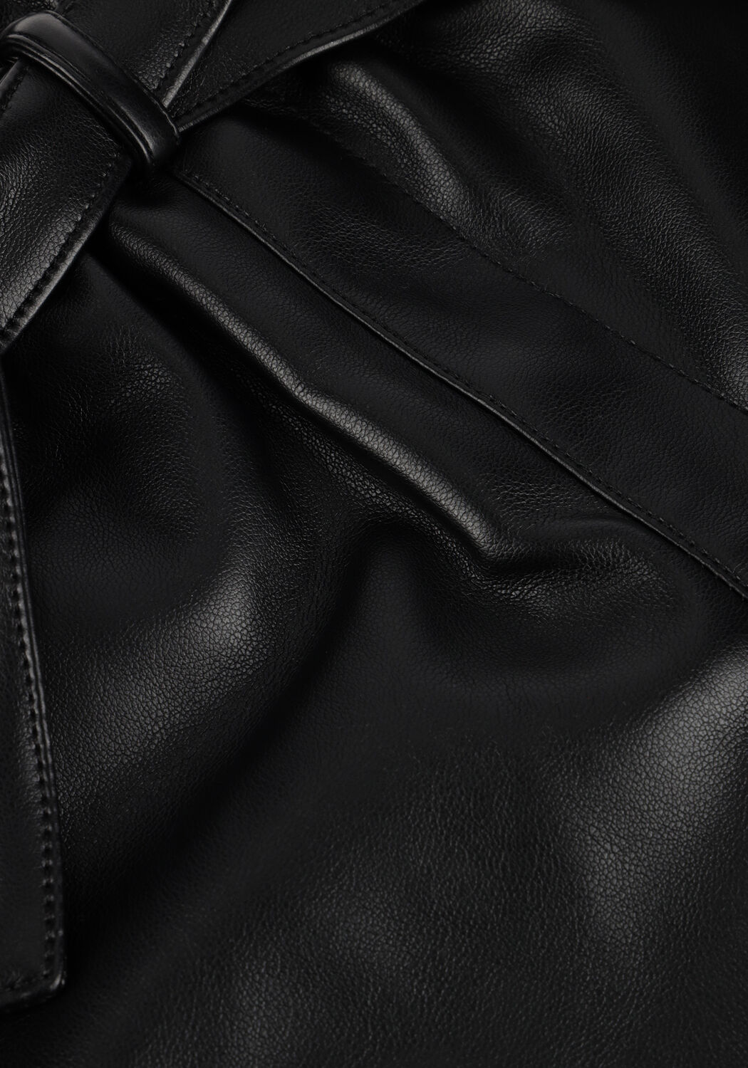 Graue LIKE FLO Kurze Hosen FAY-LINN FAKE LEATHER SHORT - large