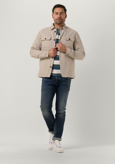 Blaue ANERKJENDT T-shirt AKKIKKI S/S STRIPE FROTTE - large