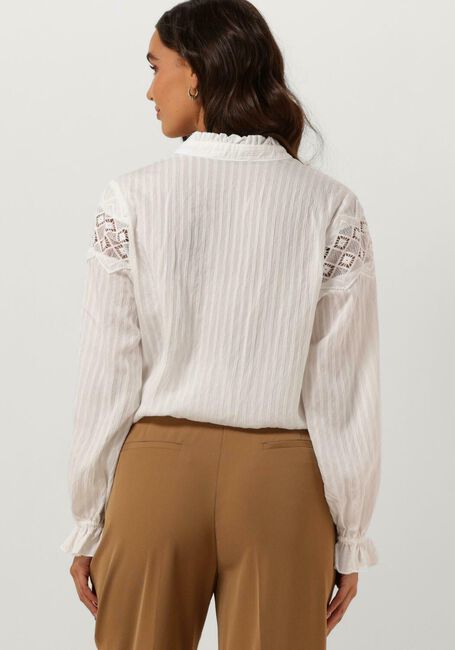 Weiße CO'COUTURE Blusen SELMA ANGLE LACE SHIRT - large