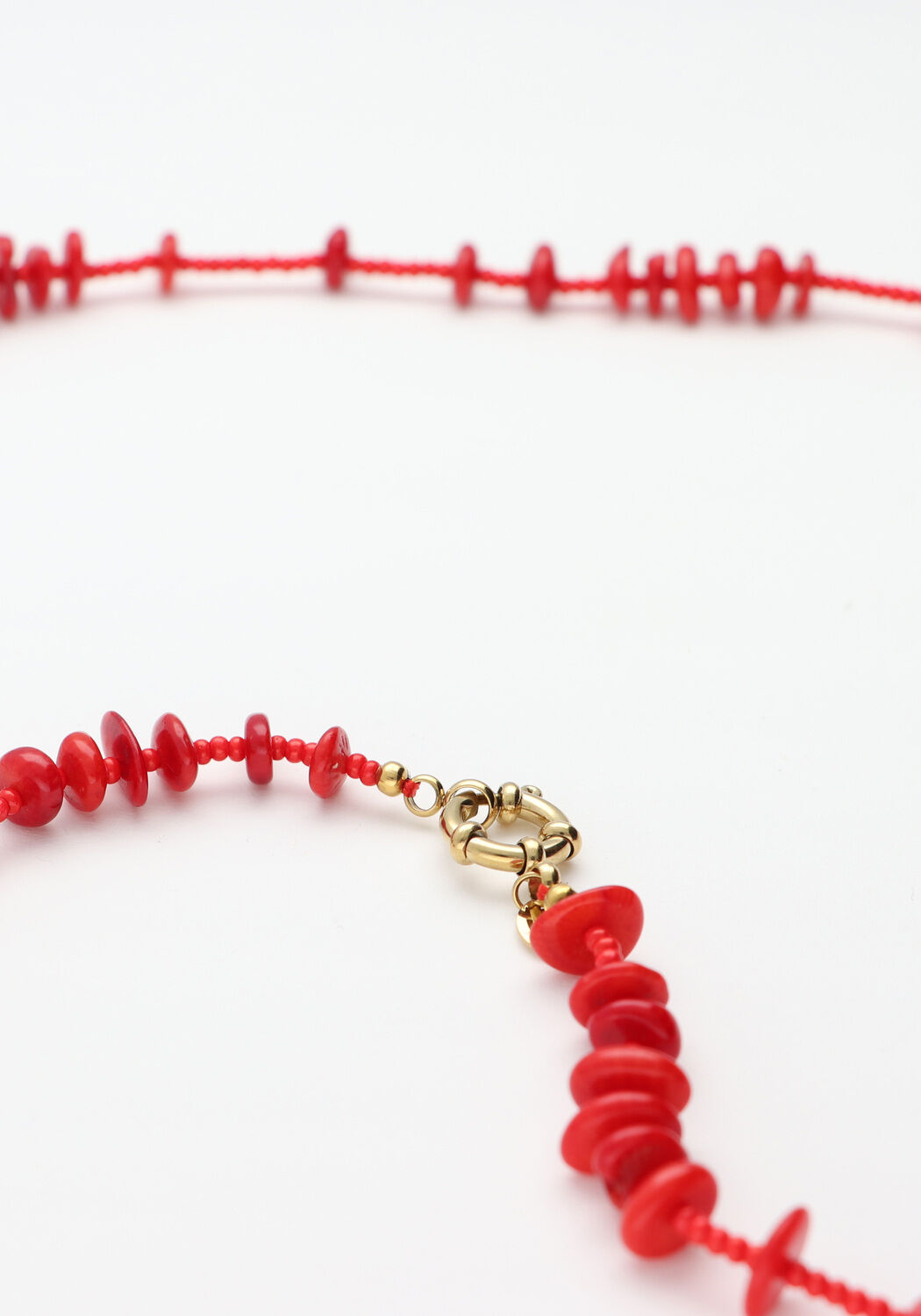 Rote BONNIE STUDIOS Kette BEADS SHELL NECKLACE - large