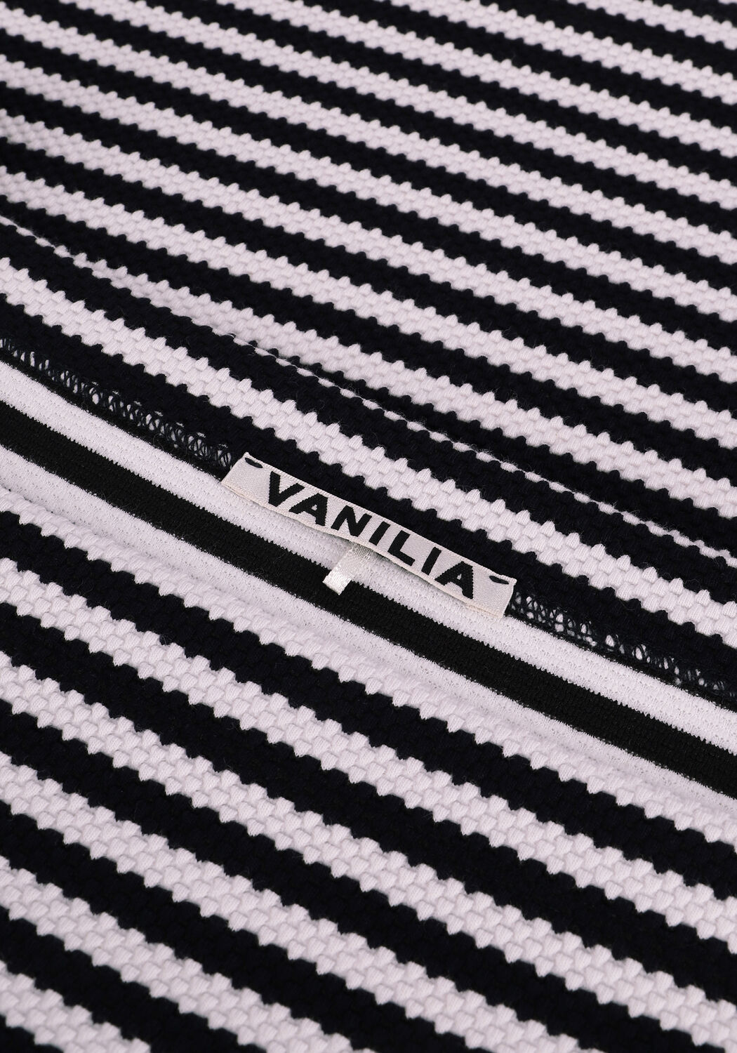 Blaue VANILIA Pullover STRUC STRIPE 3/4 UNIVERSITY - large