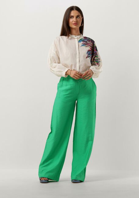 Grüne POM AMSTERDAM Weite Hose LUSH GREEN PANTS - large