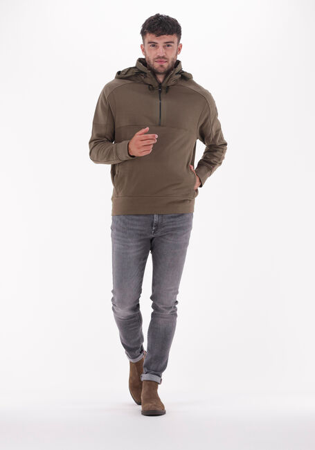 Grüne TOMMY HILFIGER Sweatshirt COTTON TOUCH MIX MEDIA - large