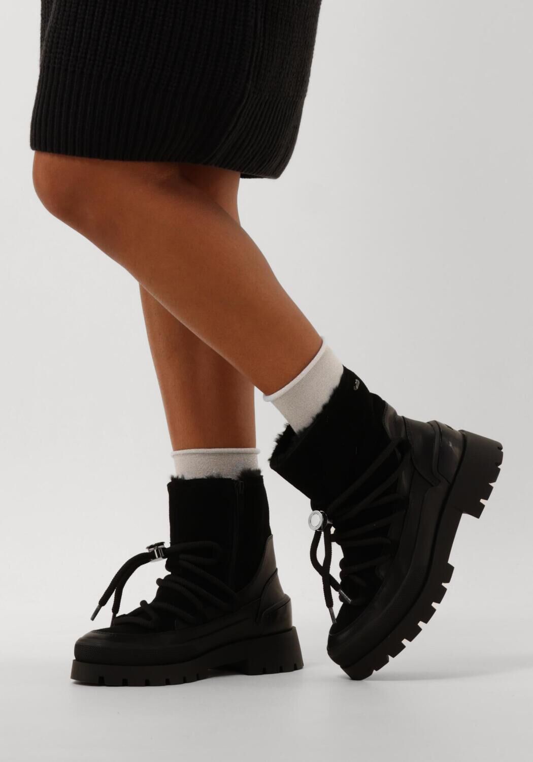 Schwarze MEXX Schn&uuml;rboots PISANA KYOTO - large