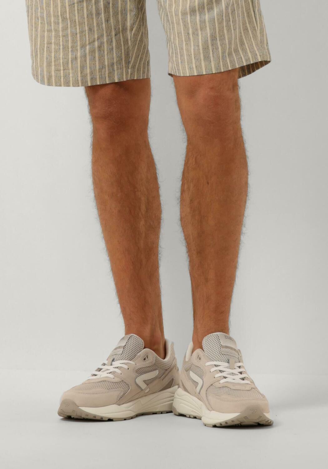 Beige HUB Sneaker Low GRID-M - large