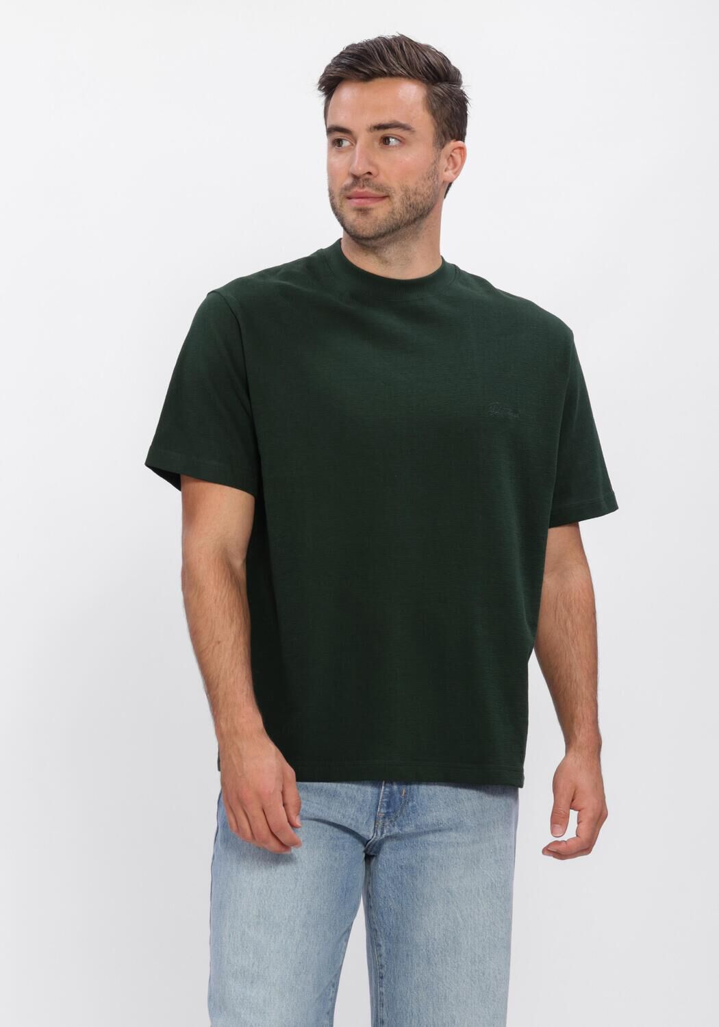 Dunkelgr&uuml;n DSTREZZED T-shirt LASSE TEE - large