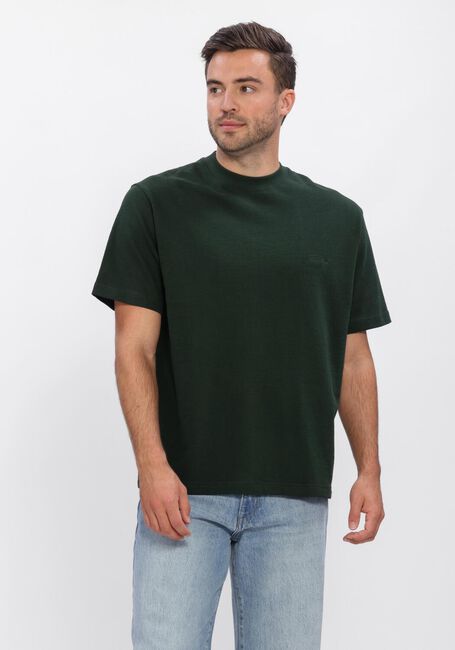 Dunkelgr&uuml;n DSTREZZED T-shirt LASSE TEE - large