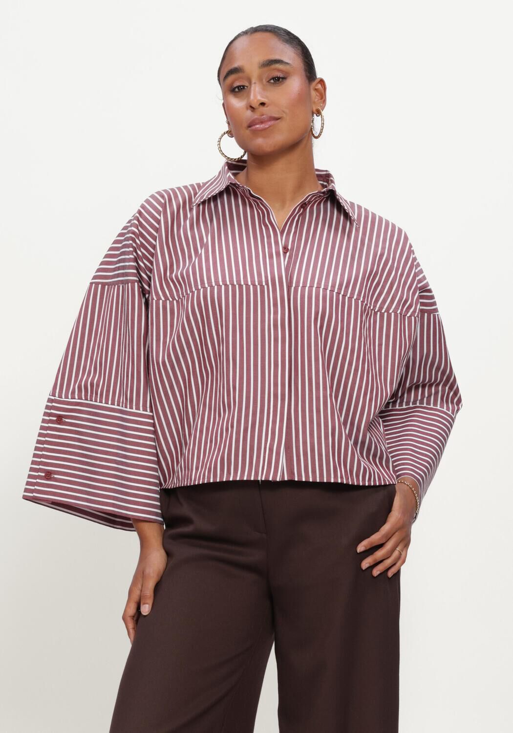Bordeaux EST'SEVEN Blusen VARISSA BLOUSE - large