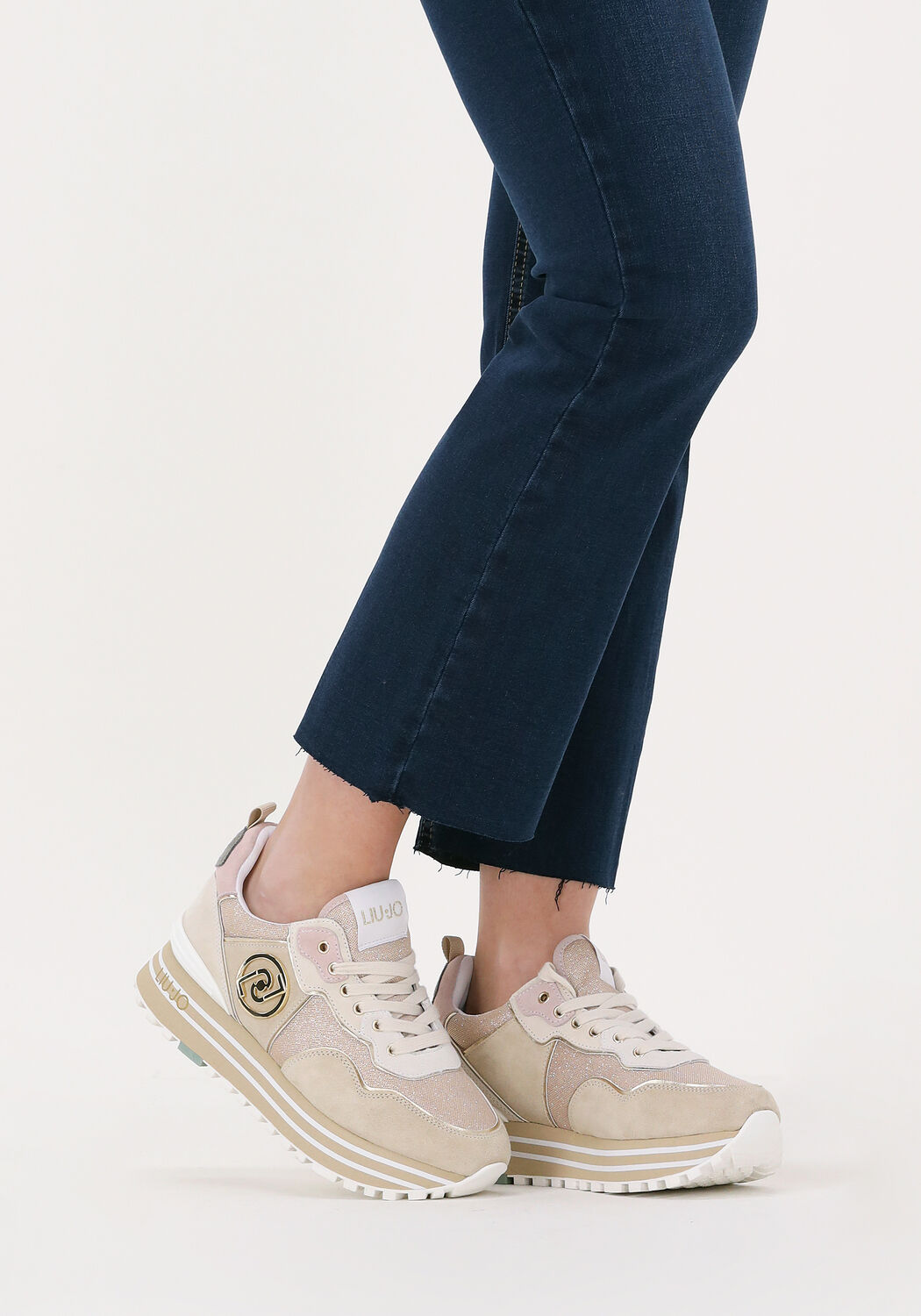 Beige LIU JO Sneaker Low MAXI WONDER 24 - large