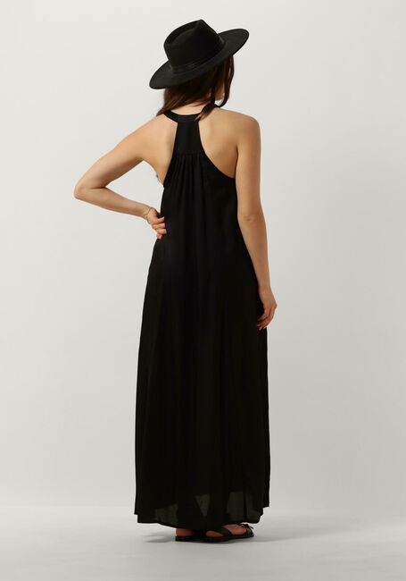 Schwarze SUMMUM Maxikleid DRESS SOLID SATIN - large