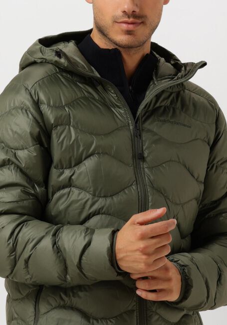 Grüne PEAK PERFORMANCE Wattierte Jack M HELIUM DOWN HOOD JACKET - large