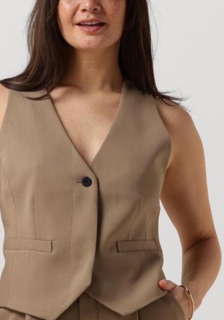 Camelfarbene COPENHAGEN MUSE Gilet CMTAILOR-WAISTCOAT - large