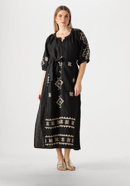 Schwarze GREEK ARCHAIC KORI Maxikleid 230652 - large