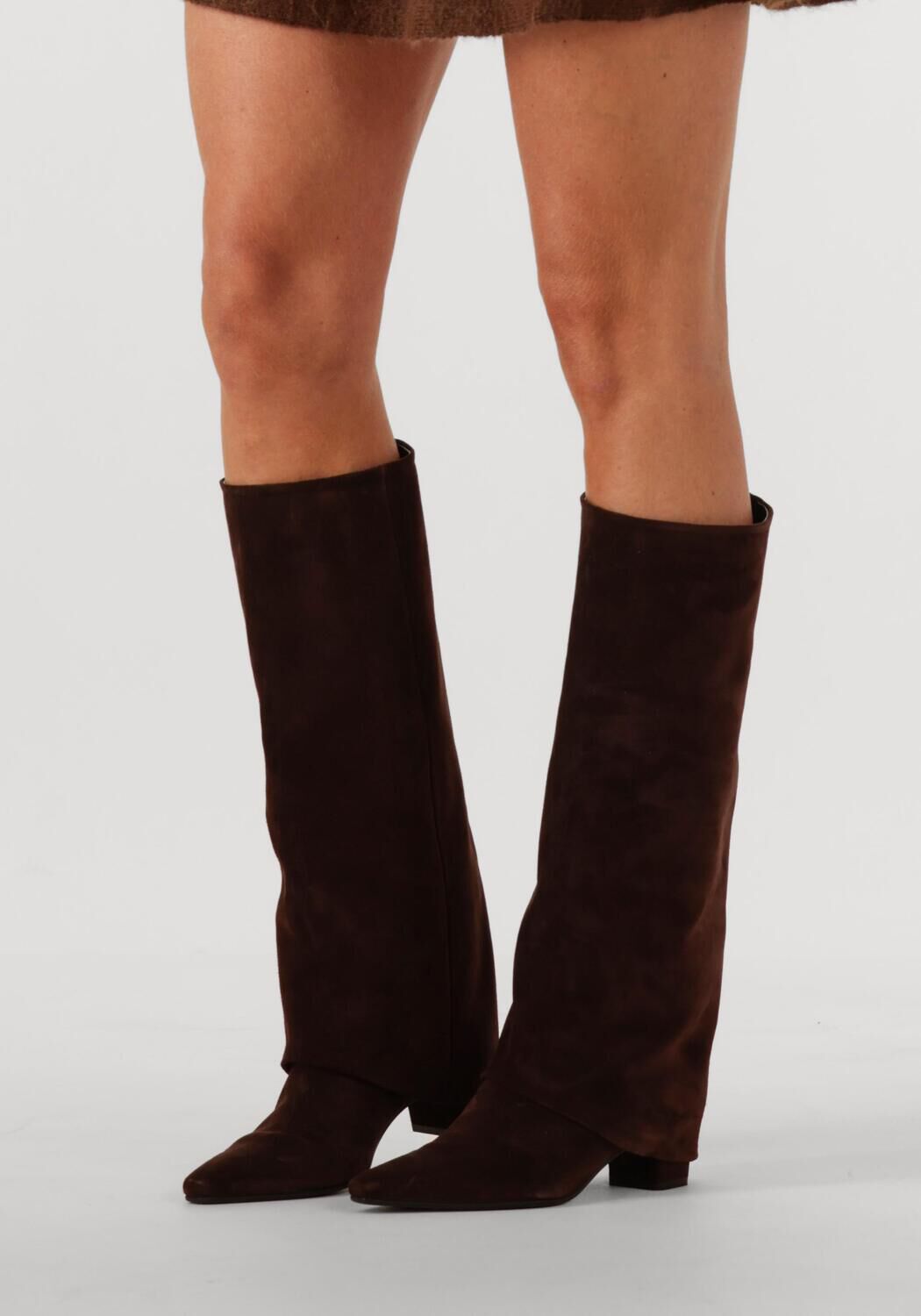Braune STEFANO LAURAN Hohe Stiefel BRENDA12 - large