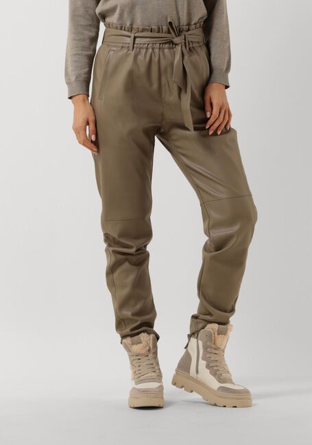 Beige MINUS Hose JAYDA PU PANT - large