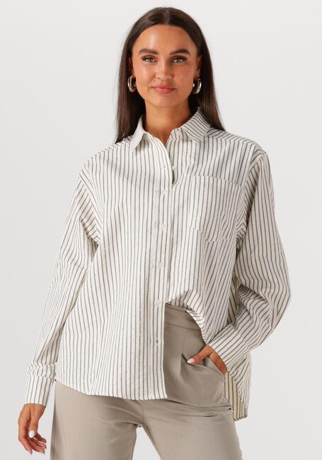 Creme NEO NOIR Blusen DALMA CREPE STONE SHIRT - large