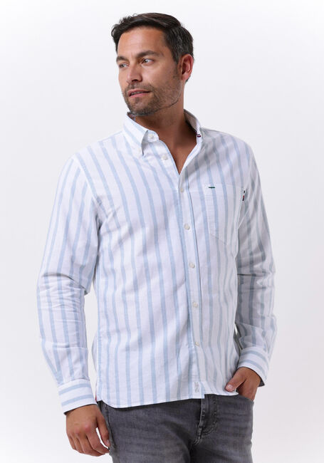 Blaue TOMMY HILFIGER Casual-Oberhemd BOLD OXFORD STRIPE RF SHIRT - large
