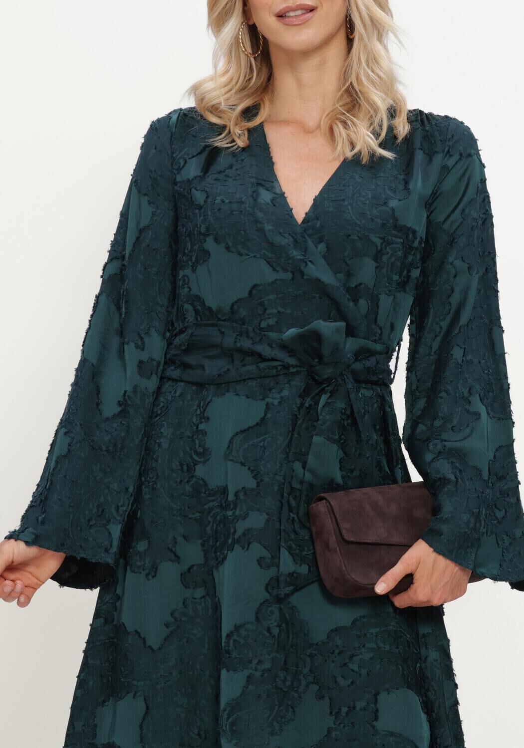 Dunkelgr&uuml;n FREEBIRD Minikleid DANINA - large
