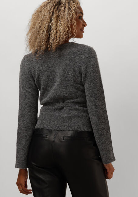 Graue ENVII Strickjacke ENADA LS V-KNIT 7216 - large