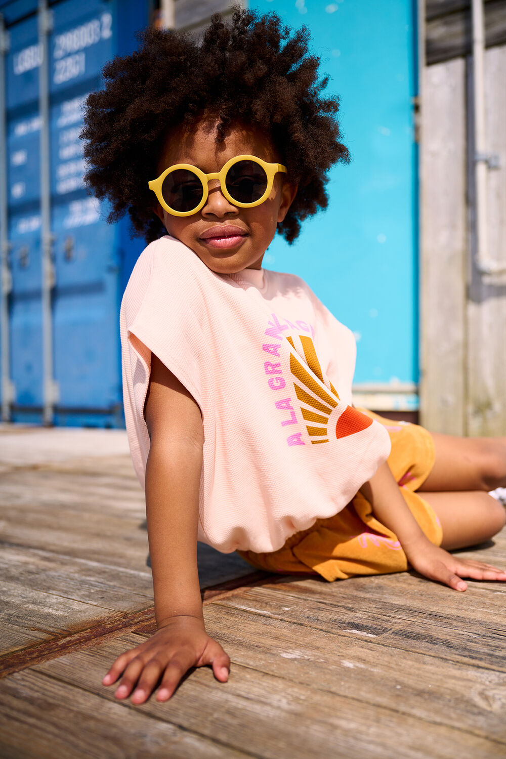 Hell-Pink TUMBLE 'N DRY T-shirt VOILA - large