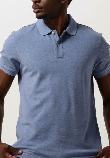 Blaue PROFUOMO Polo-Shirt POLO SHORT SLEEVE - large
