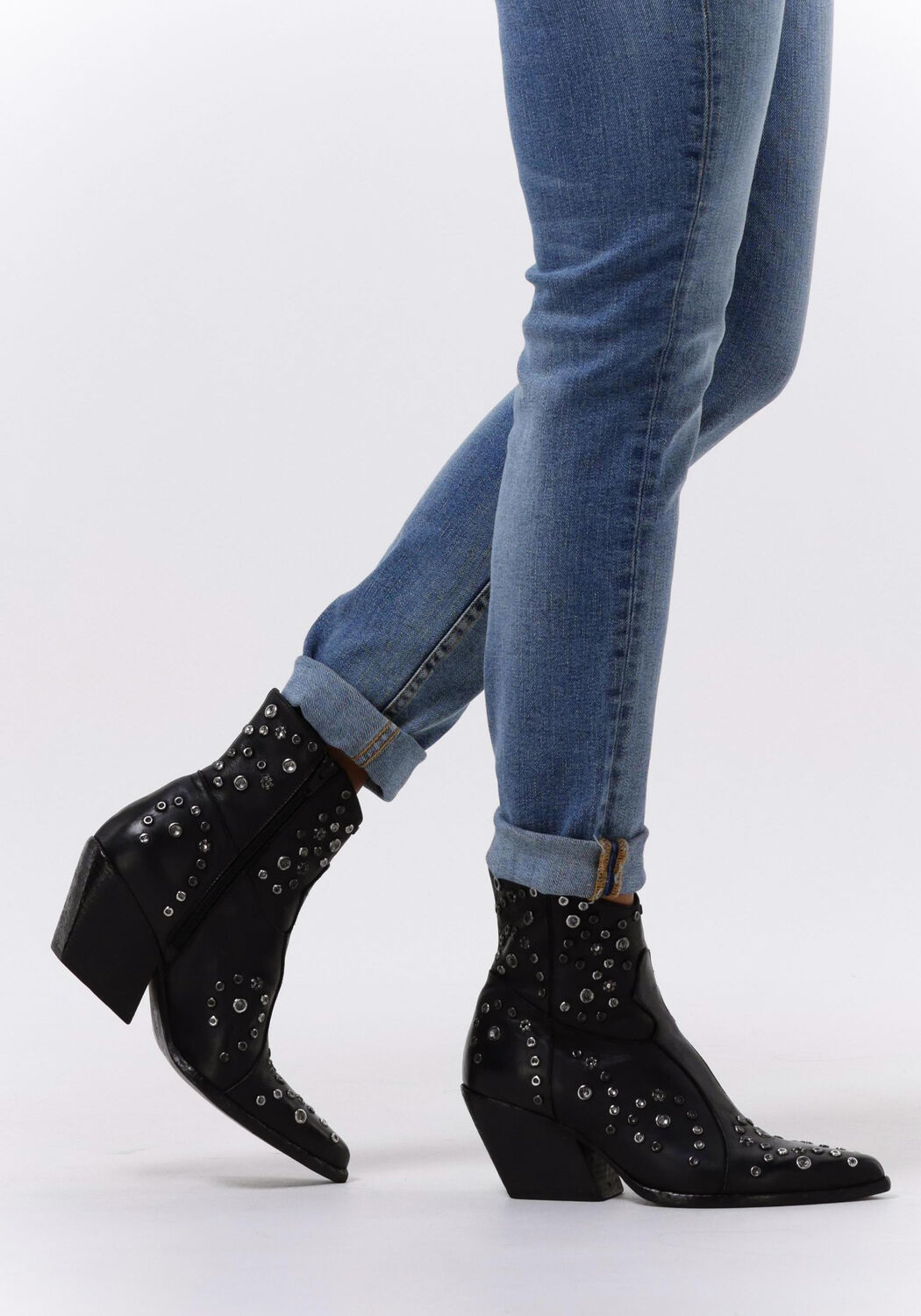 Schwarze ELENA IACHI Cowboystiefel E3405 - large