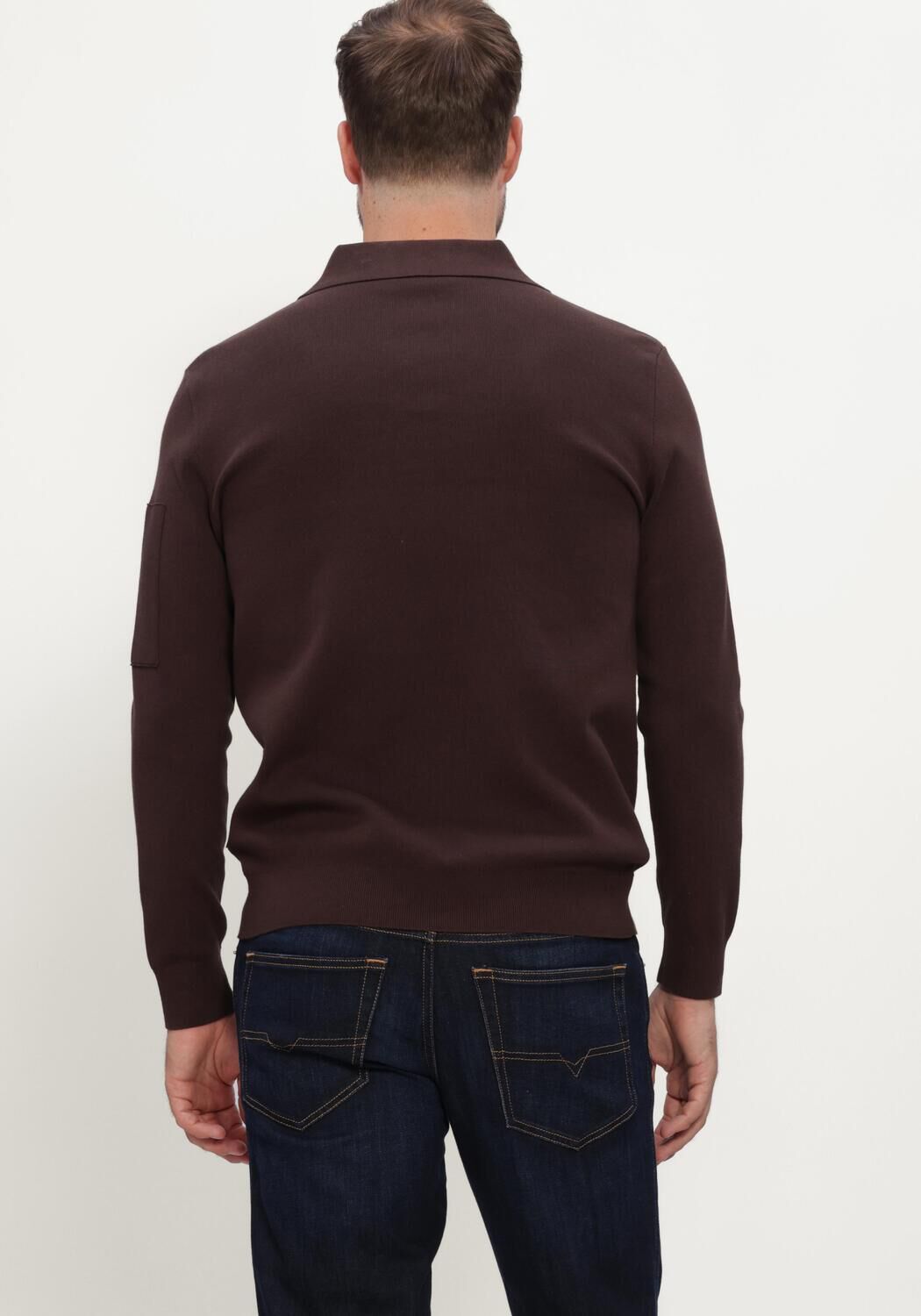 Braune SAINT STEVE Polo-Shirt HARRY - large