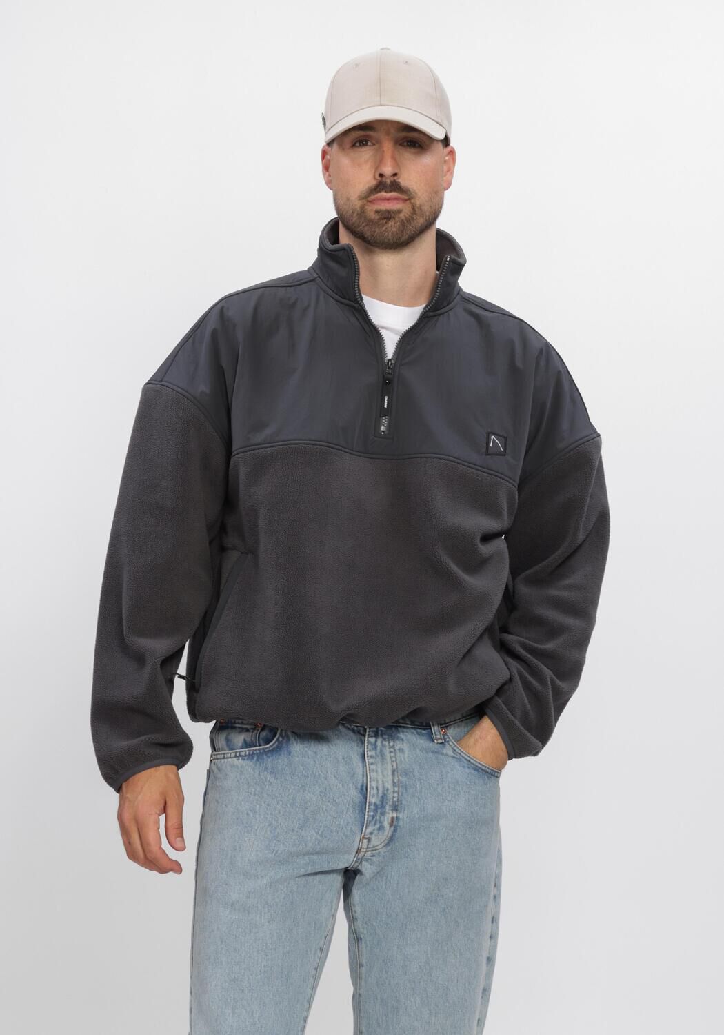 Anthrazit CHASIN Pullover RIDGE HALF ZIP - large