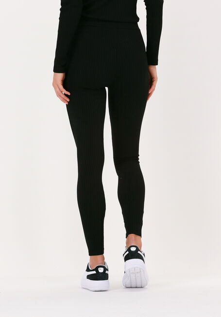 Schwarze ALIX THE LABEL Legging LADIES KNITTED RIB LEGGING - large
