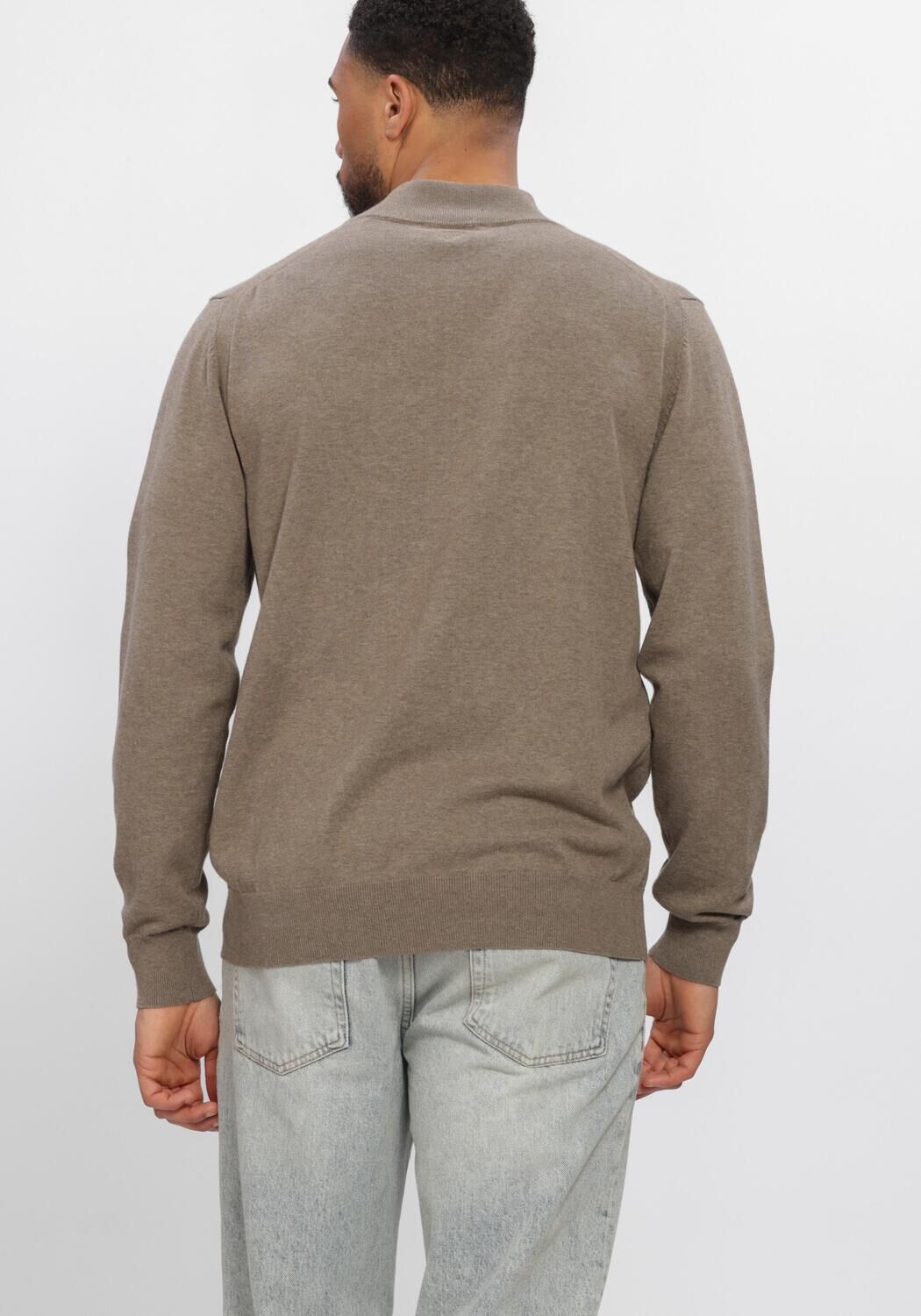 Taupe PURE PATH Pullover LIGHT WEIGHT HIDDEN HALF-ZIP - large