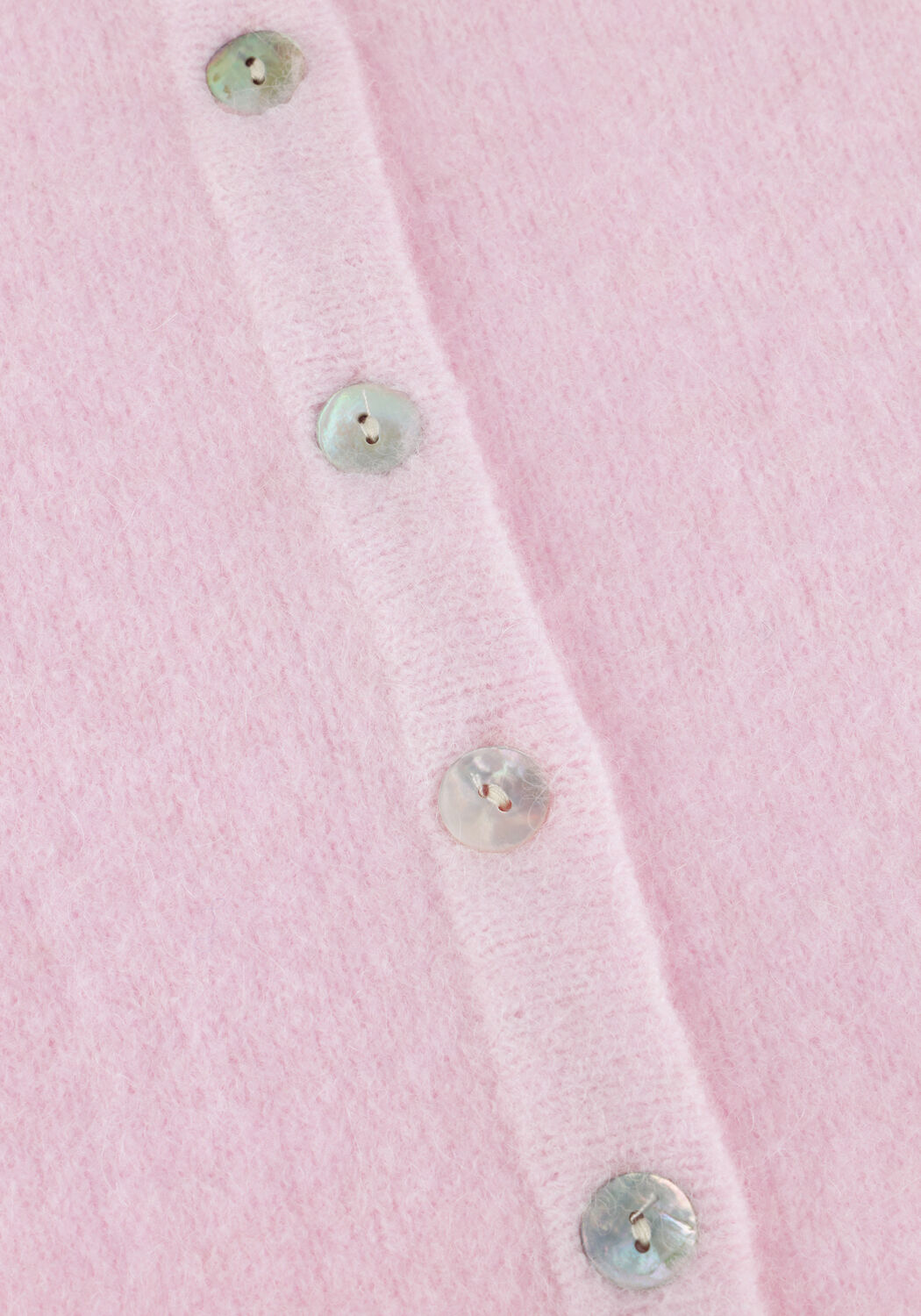 Hell-Pink AMERICAN VINTAGE Strickjacke VITOW CARDIGAN - large