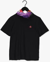 Schwarze SCOTCH & SODA T-shirt REGULAR-FIT ORGANIC COTTON T-SHIRT WITH DETACHABLE BANDANA