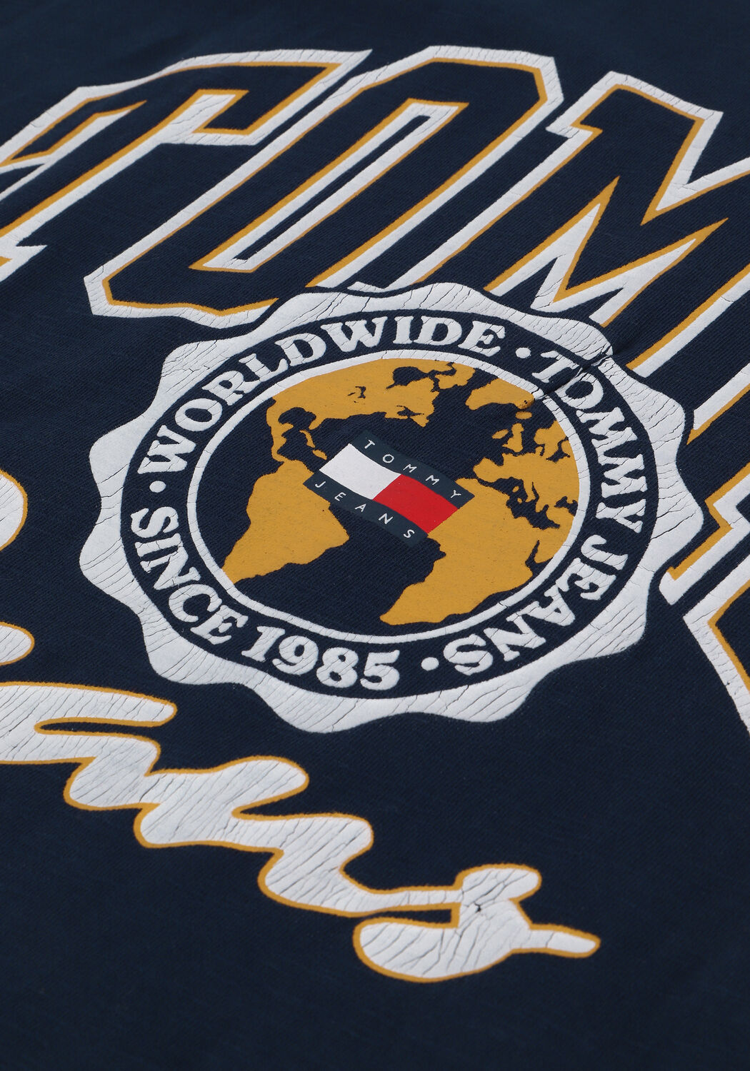 Dunkelblau TOMMY JEANS T-shirt TJM BOLD COLLEGE GRAPHIC TEE - large
