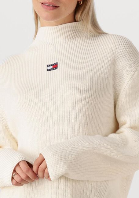 Nicht-gerade weiss TOMMY JEANS Sweatshirt TJW MOCKNECK BADGE SWEATER - large