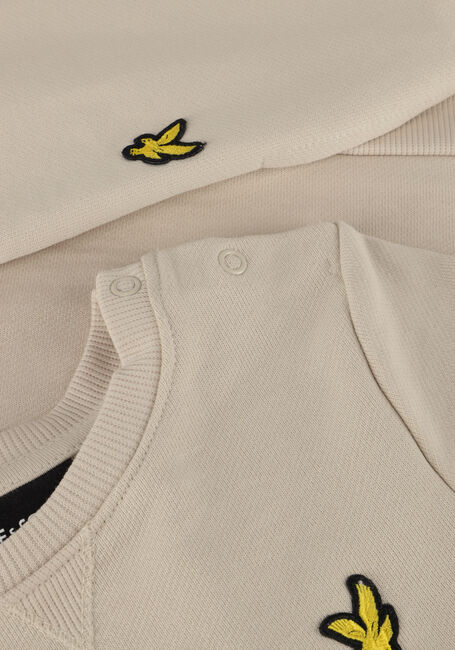 Beige LYLE & SCOTT Einteiler CREW NECK + JOGGER SET - large