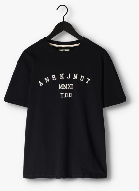 Dunkelblau ANERKJENDT T-shirt AKKIKKI S/S BOX LOGO TEE - large