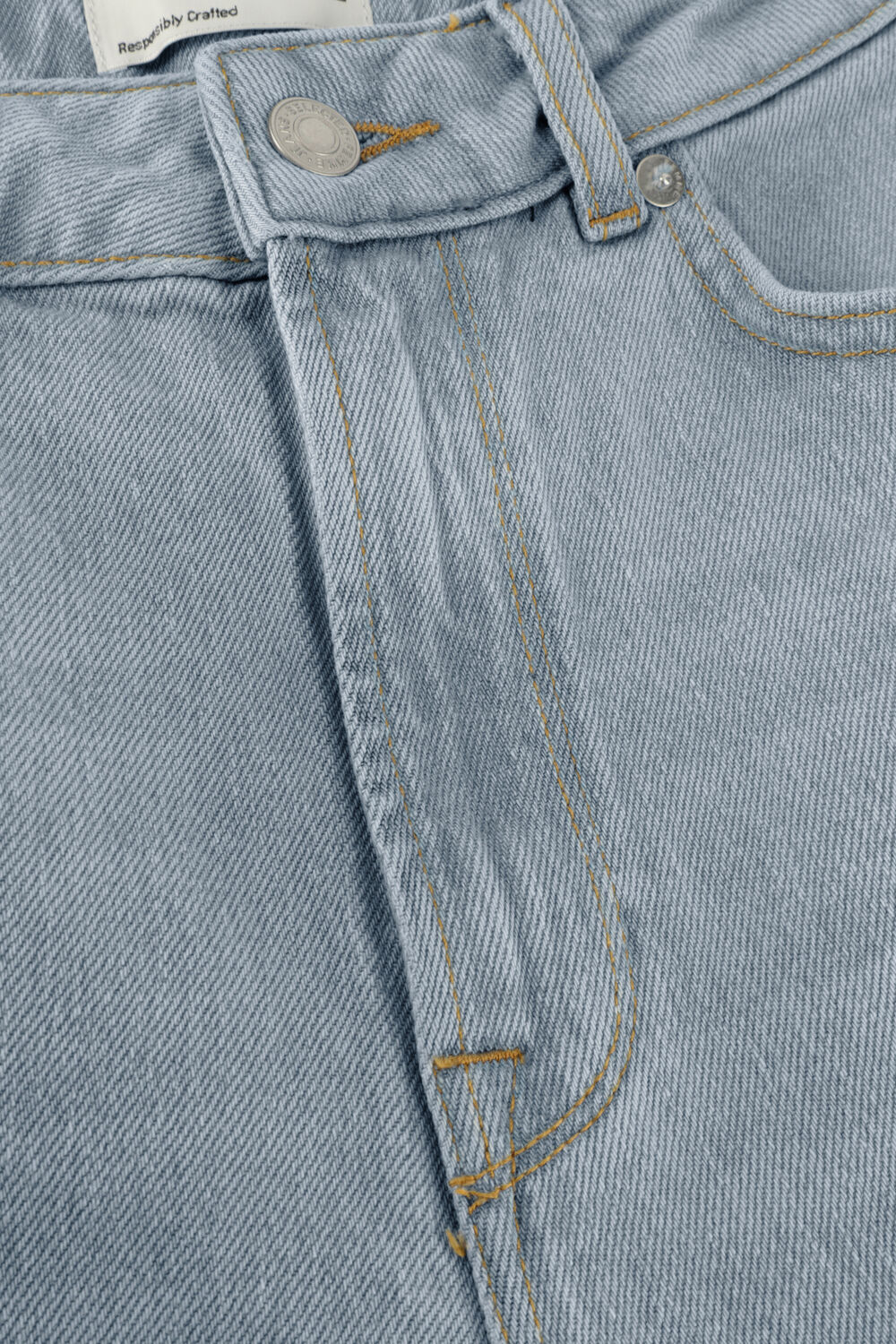 Hellblau SELECTED WOMEN Wide jeans SLFALICE-N HW WIDE LON SKY BLUE JEAT - large