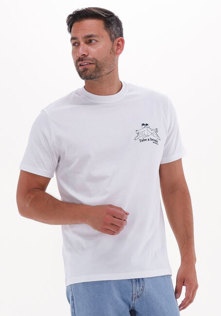 Weiße WOODBIRD T-shirt YURI BREAK TEE - large