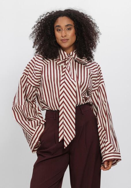 Bordeaux AIMEE THE LABEL Blusen OSLOW6 BLOUSE - large