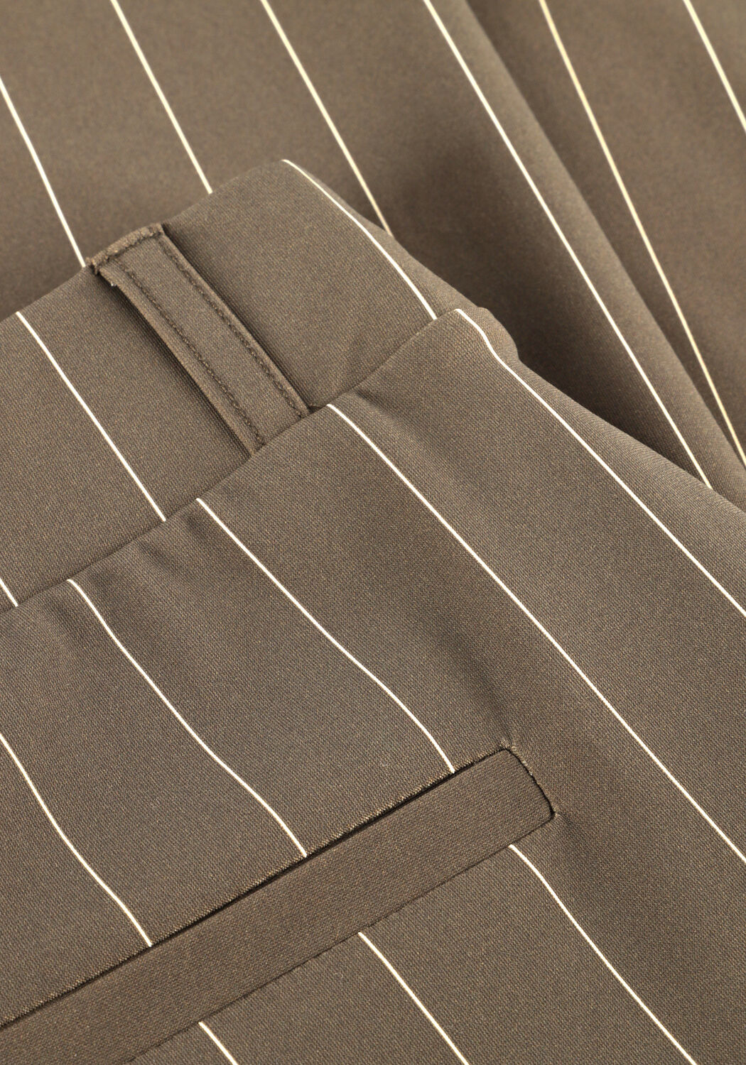 Khaki STUDIO ANNELOES Weite Hose Marilon stripe trousers - large